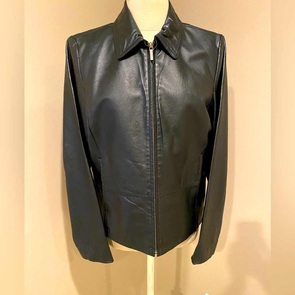B Moss Clothing Company - black leather jacket